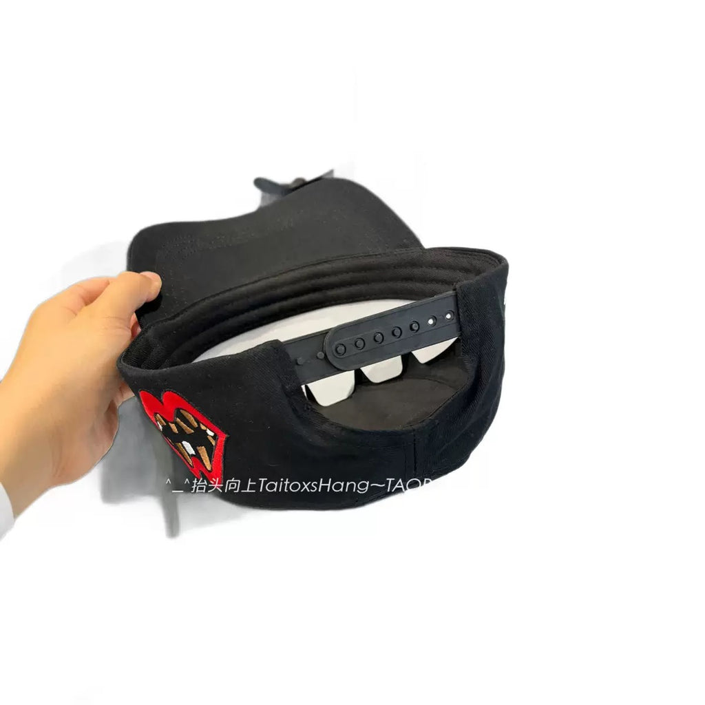 Y2K Wide Brim Embroidery Baseball Cap